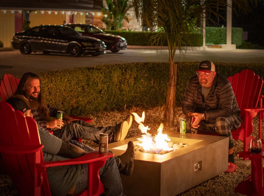 Firepits at the Foothills Motel